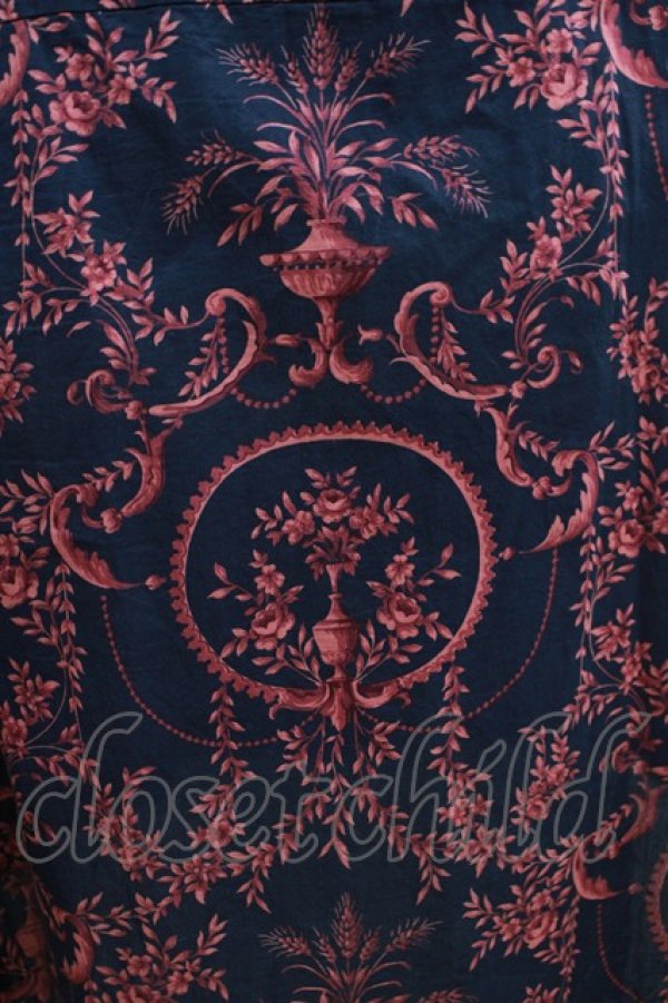 画像4: Jane Marple Dans Le Salon / Marie Antoinette drawstring sleeve dress Free ネイビー H-25-04-24-063-JM-OP-KB-ZT037 (4)