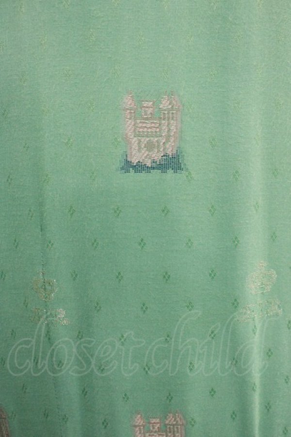画像4: Jane Marple Dans Le Salon / EIIR jacquard dayドレス  エメラルドグリーン H-25-04-24-006-JM-OP-KB-ZH (4)