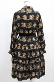 画像3: Jane Marple / Jubilee flowersミニドレス  ブラック H-25-04-24-064-JM-OP-KB-ZH (3)