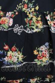 画像4: Jane Marple / Jubilee flowersミニドレス  ブラック H-25-04-24-064-JM-OP-KB-ZH (4)