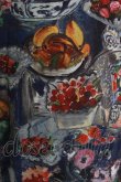 画像4: Jane Marple Dans Le Salon / Art in bloomのレースヨークdayドレス  ネイビー H-25-04-24-069-JM-OP-KB-ZH (4)