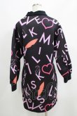 画像3: MILK / MILKISSカットワンピース  ブラックベース H-25-04-24-075-ML-OP-KB-ZT021 (3)