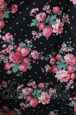 画像4: Jane Marple / Strawberries and flowersラッフルフリルドレス  ブラック H-25-04-24-012-JM-OP-KB-ZH (4)