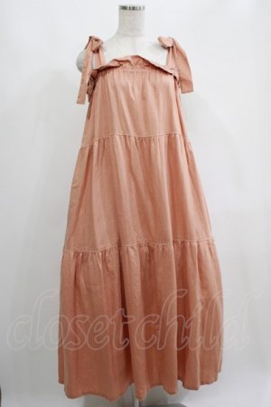 画像: Katie / COVEN tiered dress  オレンジベージュ H-25-04-24-017-LO-OP-KB-ZH