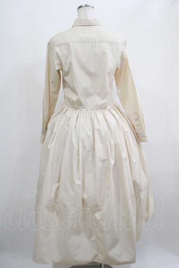 画像3: MILK / ロングシャツDress  ベージュ H-25-04-24-018-ML-OP-KB-ZH (3)