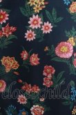 画像4: Jane Marple Dans Le Salon / Flowers of Jouy layered dress  ネイビー H-25-04-24-002-JM-OP-KB-ZH (4)
