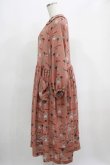 画像2: Jane Marple / The nursery Alice tablier dress  アプリコットブラウン H-25-04-24-022-JM-OP-KB-ZH (2)