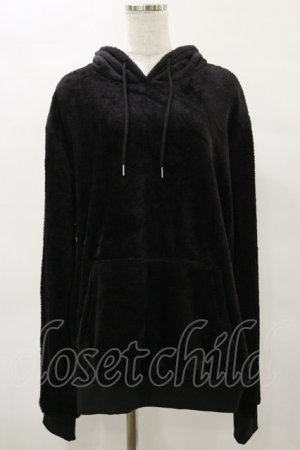 画像: NieR Clothing / ふわもこプルパーカー  黒 H-25-04-25-045-PU-TO-KB-ZT147