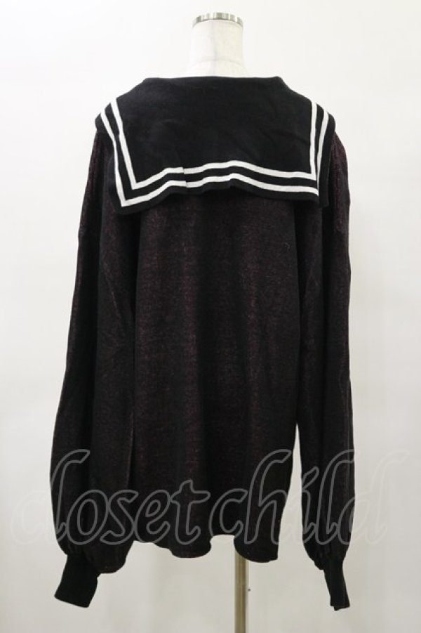 画像2: TRAVAS TOKYO / Furry bear sailor collar knit プルオーバー  ピンク H-25-04-25-048-PU-TO-KB-ZT159 (2)