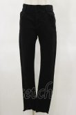 画像1: Candy Stripper / TATTERED HEM SKINNY DENIM S ブラック H-25-04-25-057-PU-PA-KB-ZH (1)