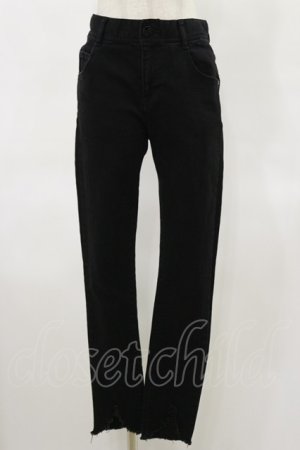 画像: Candy Stripper / TATTERED HEM SKINNY DENIM S ブラック H-25-04-25-057-PU-PA-KB-ZH