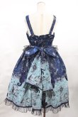 画像3: metamorphose / 黒猫と魔法の地図リボンジャンパースカート サイズ1 ネイビー H-25-04-25-1005-ME-OP-NS-ZH (3)