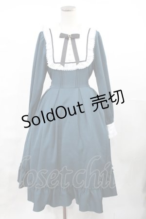 画像: Amavel / Antique Chicスクエアヨークロングワンピース Free グリーン H-25-04-25-1010-CA-OP-NS-ZH