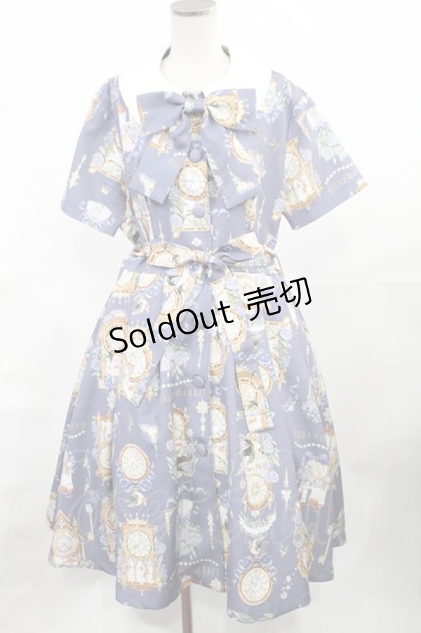画像3: Forest Wardrobe（海外ロリータブランド） / 永遠のエコー 半袖ワンピース+ジャケットセット XL グレーパープル H-25-04-25-1011-LO-OP-NS-ZH (3)