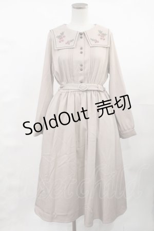 画像: Fi.n.t / Holly刺繍ワンピース Free pink beige H-25-04-25-1017-CA-OP-NS-ZH