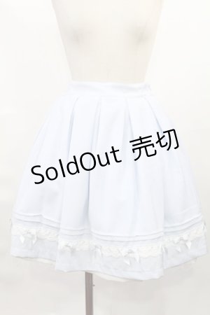 画像: LODISPOTTO / はしごリボンスカート M サックス H-25-04-25-1020-LO-SK-NS-ZH