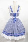 画像3: Angelic Pretty / マリンストーリーストライプジャンパースカート Free ブルー H-25-04-25-1002-AP-OP-NS-ZH (3)