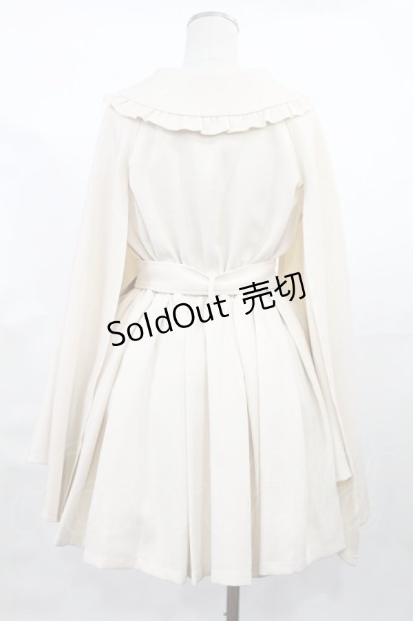 画像2: axes femme POETIQUE / スリット袖風ノースリワンピ M アイボリー H-25-04-25-1023-AX-OP-NS-ZH (2)