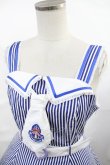 画像4: Angelic Pretty / マリンストーリーストライプジャンパースカート Free ブルー H-25-04-25-1002-AP-OP-NS-ZH (4)