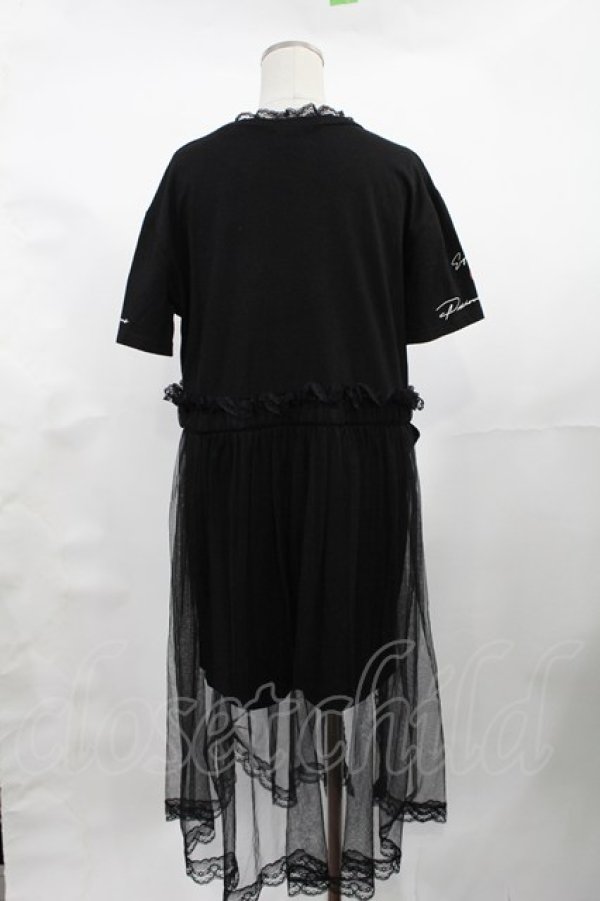 画像2: Rojita / 長南舞コラボワンピース Free ブラック H-25-04-25-1026-LO-OP-NS-ZH (2)