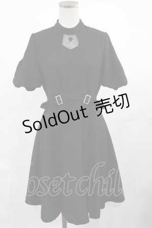 画像: EATME / FRONTクロスベルトデザインワンピース S ブラック H-25-04-25-1027-LO-OP-NS-ZH