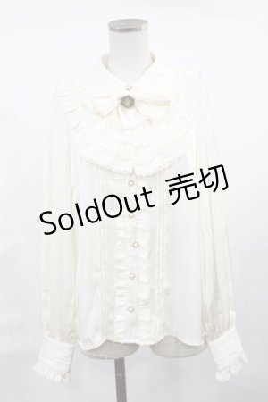 画像: Amavel / Antique Dollフリルブラウス Free アイボリー H-25-04-25-1030-CA-BL-NS-ZH