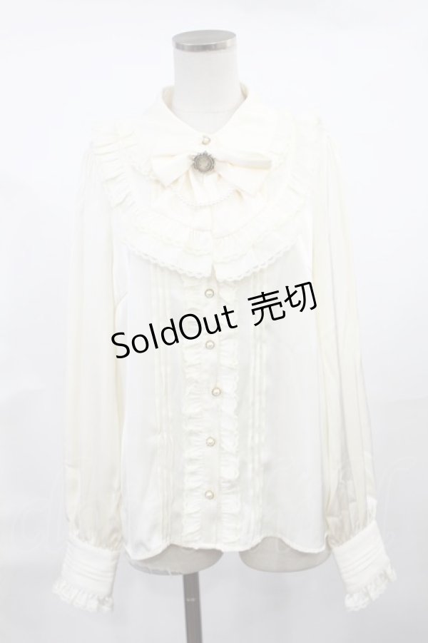画像1: Amavel / Antique Dollフリルブラウス Free アイボリー H-25-04-25-1030-CA-BL-NS-ZH (1)