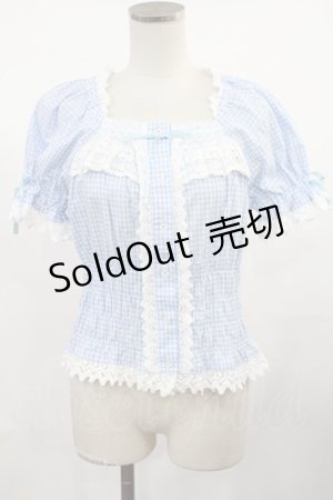 画像: BABY,THE STARS SHINE BRIGHT / ギンガムチェックブラウス Free サックス H-25-04-25-1032-BA-BL-NS-ZH