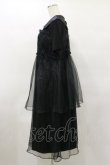 画像3: Candy Stripper / SHEER SHIRRING DRESS 2 ブラック×ブラック H-25-04-25-078-PU-OP-KB-ZH (3)