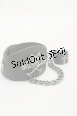 画像: NieR Clothing / リング＆ベルトブレス  黒 H-25-04-25-010-PU-AC-KB-ZH