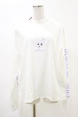 画像1: ACDC RAG / くまきちロングスリーブTシャツ  白 H-25-04-25-022-PU-TO-KB-ZH (1)