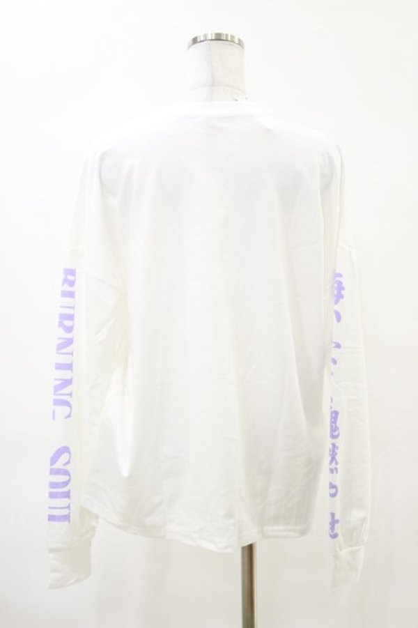 画像2: ACDC RAG / くまきちロングスリーブTシャツ  白 H-25-04-25-022-PU-TO-KB-ZH (2)
