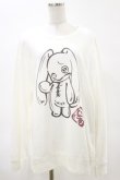 画像1: NieR Clothing / にぃあスウェットトップス  白 H-25-04-25-030-PU-TO-KB-ZH (1)