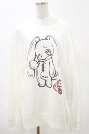 画像: NieR Clothing / にぃあスウェットトップス  白 H-25-04-25-030-PU-TO-KB-ZH