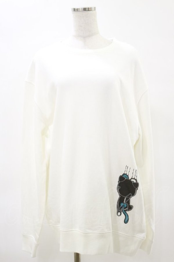 画像1: NieR Clothing / プリントSWEAT  2XL 白 H-25-04-25-031-PU-TO-KB-ZH (1)