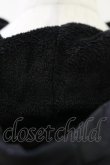 画像3: NieR Clothing / 防寒裏起毛パーカー  黒×緑 H-25-04-25-039-PU-TO-KB-ZH (3)