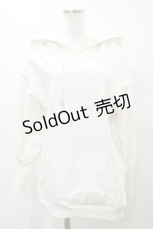 画像: Melt the lady / フードパーカー Free オフ H-25-04-26-050-PU-TO-NS-ZH