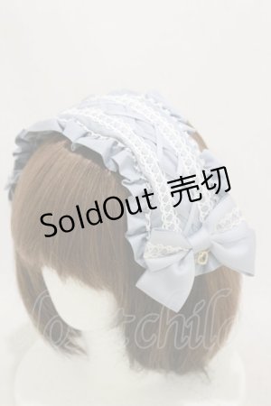 画像: metamorphose / ヘッドドレス風カチューシャ  サックス H-25-04-26-007-ME-AC-NS-ZH