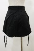 画像2: Melt the lady / ショートパンツ S ブラック H-25-04-26-060-PU-PA-NS-ZH (2)