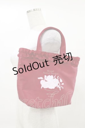 画像: m petit by misako / NINA’Sコラボ プリントトートバッグ  レッド H-25-04-26-015-LO-BG-NS-ZH