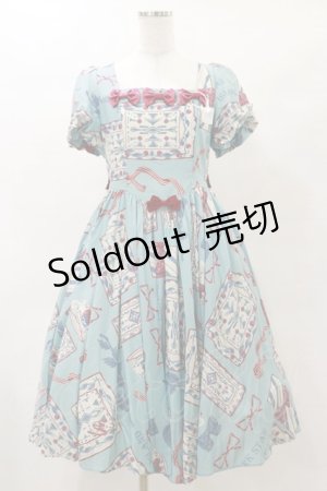 画像: Dark Star Island（海外ロリータブランド） / Antique Tea Partyワンピース S ブルー H-25-04-26-018-LO-OP-NS-ZH