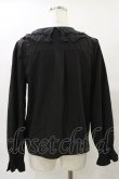 画像2: axes femme / デザイン襟ブラウス M ブラック H-25-04-26-022-AX-BL-NS-ZH (2)