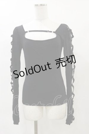 画像: Melt the lady / スピンドルトップス Free ブラック H-25-04-26-030-PU-TO-NS-ZH