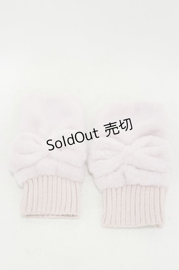 画像1: m petit by misako / ハンドウォーマー  ピンク H-25-04-26-005-LO-AC-NS-ZT273 (1)