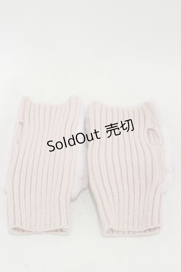 画像2: m petit by misako / ハンドウォーマー  ピンク H-25-04-26-005-LO-AC-NS-ZT273 (2)