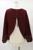 画像2: axes femme / バックレースアップニット M ボルドー H-25-04-26-039-AX-TO-NS-ZH (2)