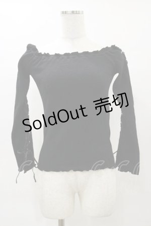 画像: Melt the lady / スピンドルトップス Free ブラック H-25-04-26-042-PU-TO-NS-ZH