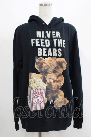 画像: MILKBOY / NEVER FEED BEAR HOODY  黒 H-25-04-27-044-MB-TO-KB-ZH