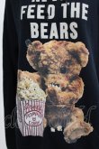 画像4: MILKBOY / NEVER FEED BEAR HOODY  黒 H-25-04-27-044-MB-TO-KB-ZH (4)