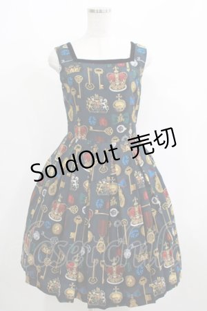 画像: Jane Marple / Coronation Ceremonyのスクエアドレス  ネイビー H-25-04-27-005-JM-OP-KB-ZT285